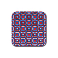 3d Squares 			rubber Square Coaster (4 Pack by LalyLauraFLM