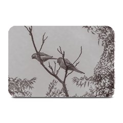 Couple Of Parrots In The Top Of A Tree Plate Mats