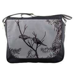 Couple Of Parrots In The Top Of A Tree Messenger Bags by dflcprints