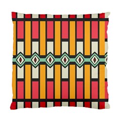 Rhombus And Stripes Pattern 	standard Cushion Case (two Sides) by LalyLauraFLM