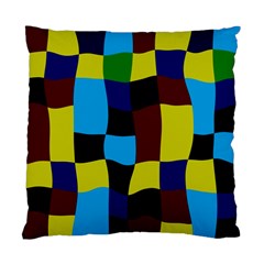 Distorted Squares In Retro Colors 	standard Cushion Case (two Sides) by LalyLauraFLM