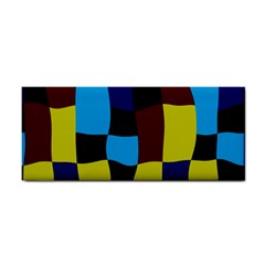 Distorted Squares In Retro Colors 			hand Towel