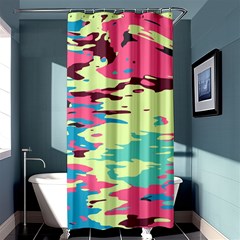 Chaos Texture	shower Curtain 36  X 72  by LalyLauraFLM