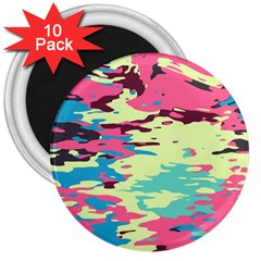 Chaos Texture 			3  Magnet (10 Pack) by LalyLauraFLM