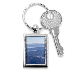 Window Plane View Of Andes Mountains Key Chains (rectangle)  by dflcprints