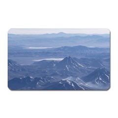 Window Plane View Of Andes Mountains Magnet (rectangular) by dflcprints