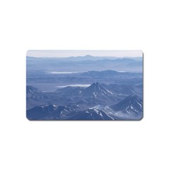 Window Plane View Of Andes Mountains Magnet (name Card) by dflcprints