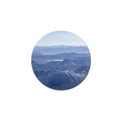 Window Plane View Of Andes Mountains Golf Ball Marker by dflcprints