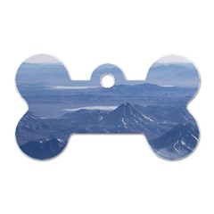 Window Plane View Of Andes Mountains Dog Tag Bone (one Side) by dflcprints