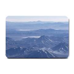 Window Plane View Of Andes Mountains Small Doormat  by dflcprints