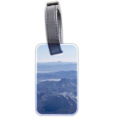 Window Plane View Of Andes Mountains Luggage Tags (two Sides) by dflcprints