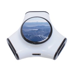 Window Plane View Of Andes Mountains 3-port Usb Hub by dflcprints