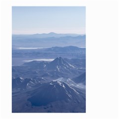 Window Plane View Of Andes Mountains Small Garden Flag (two Sides)