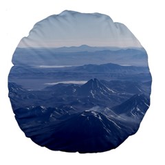 Window Plane View Of Andes Mountains Large 18  Premium Flano Round Cushions