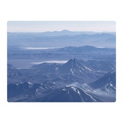 Window Plane View Of Andes Mountains Double Sided Flano Blanket (mini)  by dflcprints