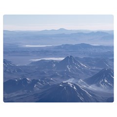 Window Plane View Of Andes Mountains Double Sided Flano Blanket (medium) 