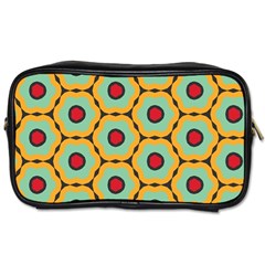 Floral Pattern Toiletries Bag (two Sides) by LalyLauraFLM