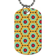 Floral Pattern 			dog Tag (one Side) by LalyLauraFLM