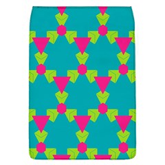 Triangles Honeycombs And Other Shapes Pattern			removable Flap Cover (l) by LalyLauraFLM