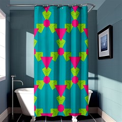 Triangles Honeycombs And Other Shapes Pattern	shower Curtain 36  X 72  by LalyLauraFLM