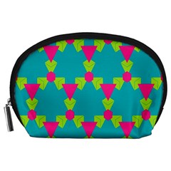 Triangles Honeycombs And Other Shapes Pattern Accessory Pouch