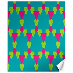 Triangles Honeycombs And Other Shapes Pattern 			canvas 16  X 20  by LalyLauraFLM