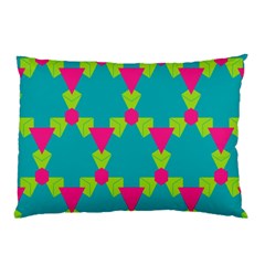 Triangles Honeycombs And Other Shapes Pattern 			pillow Case