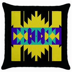 Tribal Design 			throw Pillow Case (black) by LalyLauraFLM