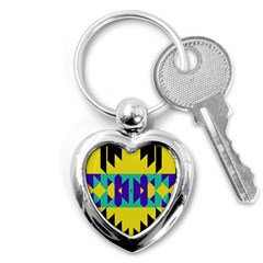 Tribal Design 			key Chain (heart) by LalyLauraFLM