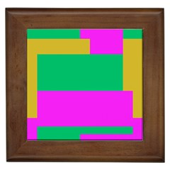 Rectangles And Other Shapes 			framed Tile by LalyLauraFLM