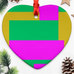 Rectangles And Other Shapes 			ornament (heart) by LalyLauraFLM