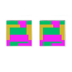 Rectangles And Other Shapes 			cufflinks (square) by LalyLauraFLM