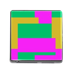 Rectangles And Other Shapes 			memory Card Reader (square) by LalyLauraFLM