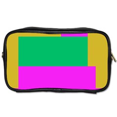 Rectangles And Other Shapes 			toiletries Bag (one Side) by LalyLauraFLM