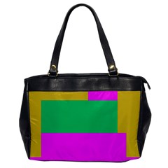 Rectangles And Other Shapes 			oversize Office Handbag by LalyLauraFLM