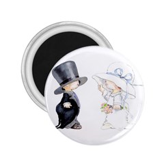 Little Bride And Groom 2 25  Magnets by Weddings