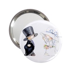 Little Bride And Groom 2 25  Handbag Mirrors