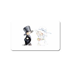 Little Bride And Groom Magnet (name Card) by Weddings