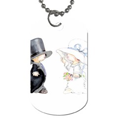 Little Bride And Groom Dog Tag (one Side)