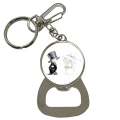 Little Bride And Groom Bottle Opener Key Chains by Weddings