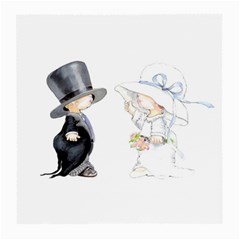 Little Bride And Groom Medium Glasses Cloth by Weddings