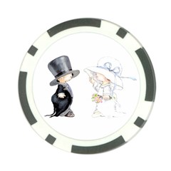 Little Bride And Groom Poker Chip Card Guards (10 Pack)  by Weddings