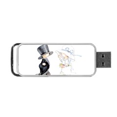 Little Bride And Groom Portable Usb Flash (one Side)