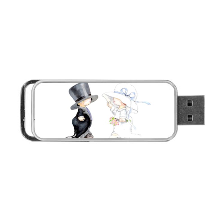 Little Bride and Groom Portable USB Flash (Two Sides)