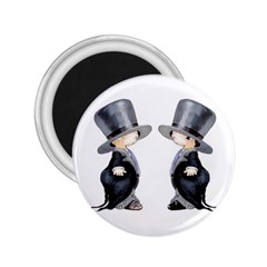 Little Groom And Groom 2 25  Magnets by Weddings