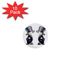 Little Groom And Groom 1  Mini Buttons (10 Pack) 