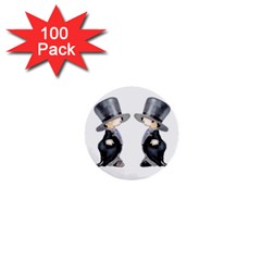 Little Groom And Groom 1  Mini Buttons (100 Pack)  by Weddings