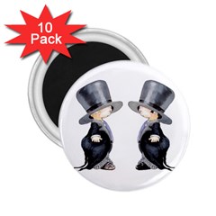 Little Groom And Groom 2 25  Magnets (10 Pack)  by Weddings