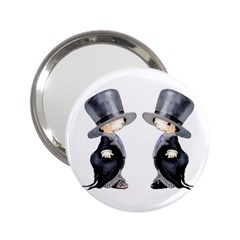 Little Groom And Groom 2 25  Handbag Mirrors by Weddings