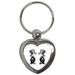 Little Groom And Groom Key Chains (heart)  by Weddings